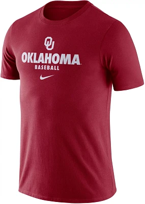 Nike Men's University of Oklahoma Dri-Fit Legend Baseball T-shirt