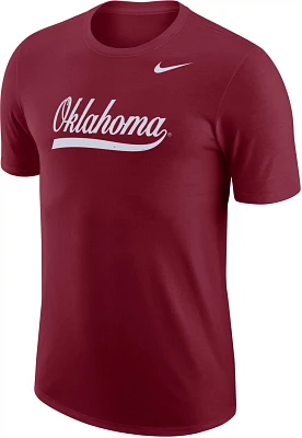 Nike Men's University of Oklahoma Vault Back Short Sleeve T-shirt