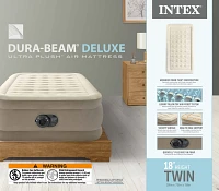 Intex Dura-Beam Deluxe Ultra Plush 18 in Twin Air Mattress                                                                      