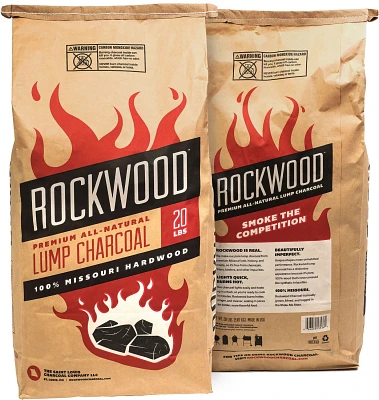 Rockwood 20lb Premium Lump Charcoal                                                                                             