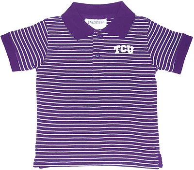 Two Feet Ahead Toddler Boys' Texas Christian University Stripe Polo Shirt