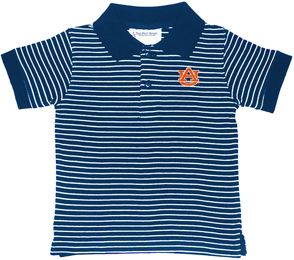 Two Feet Ahead Toddler Boys' Auburn University Stripe Polo Shirt