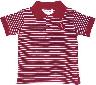Two Feet Ahead Toddler Boys' University of Oklahoma Stripe Polo Shirt