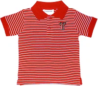 Two Feet Ahead Toddler Boys' Texas Tech University Stripe Polo Shirt                                                            