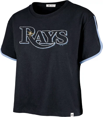 '47 Tampa Bay Rays Women's Premier Dolphin Crop Graphic T-shirt