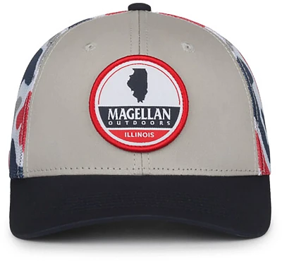 Magellan Outdoors Men's IL Badge State Cap                                                                                      