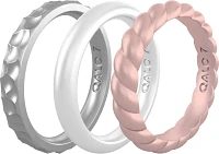 QALO Women's Stackable Q Collection Rings