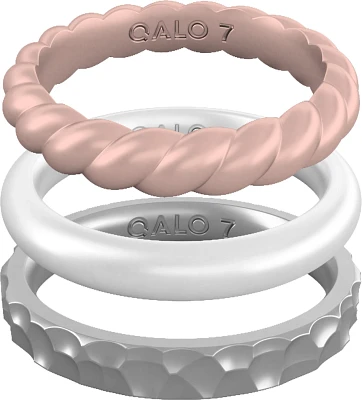 QALO Women's Stackable Q Collection Rings