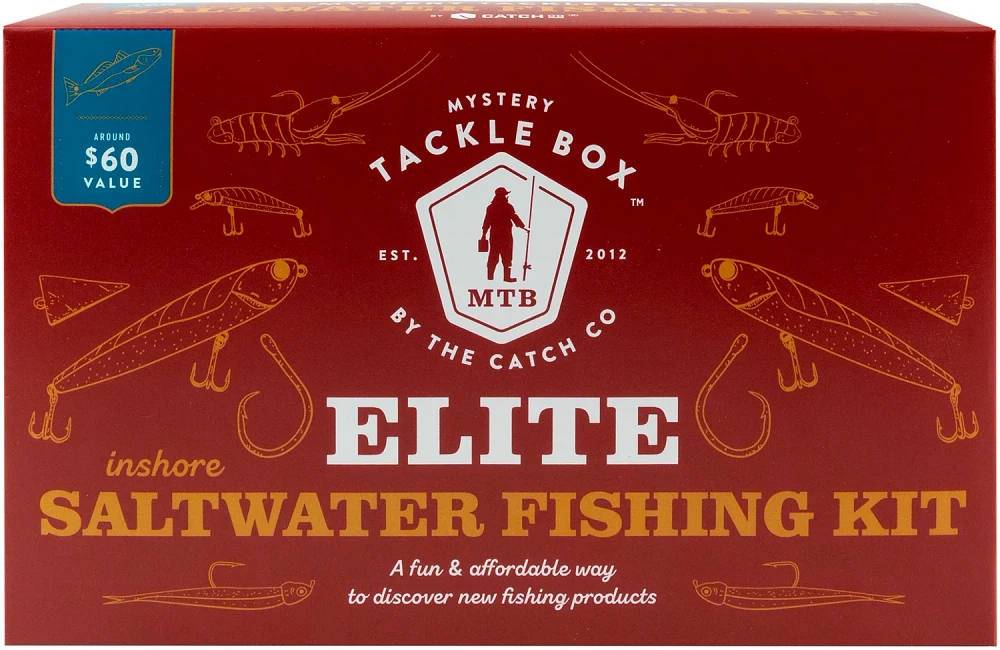 Mystery Tackle Box Elite Saltwater Fishing Kit                                                                                  