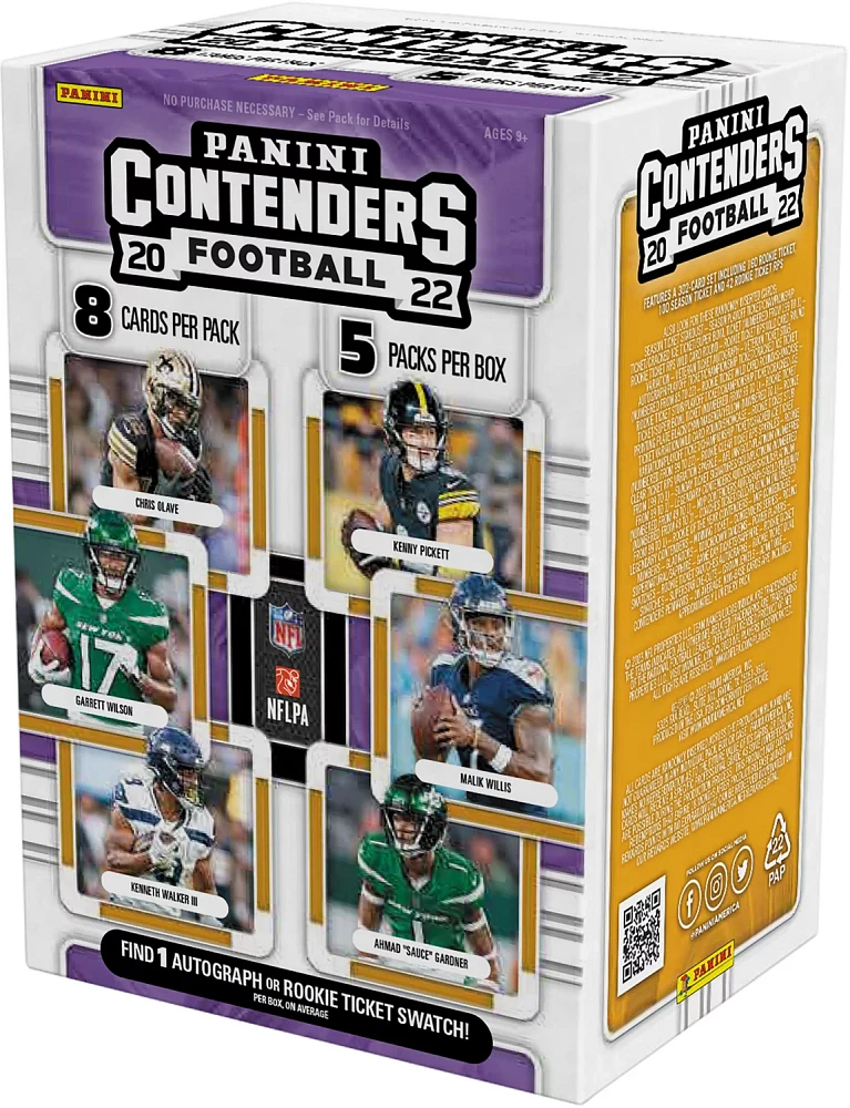 Panini Contenders Football '22-'23 Blaster Box 5-Pack                                                                           