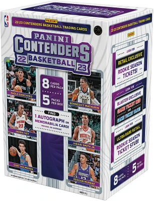 Panini Contenders Basketball '22-'23 Blaster Box 5-Pack                                                                         