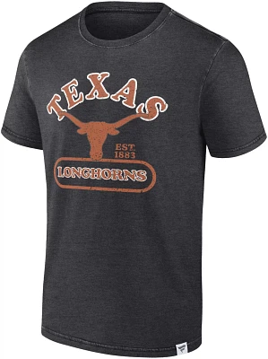 Fanatics Men's University of Texas Heritage Snow Washed Biblend T-shirt