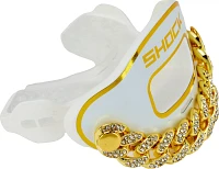 Shock Doctor Adults' Max AirFlow 3-D Bling Chain Lip Guard                                                                      