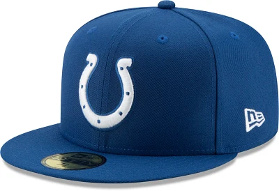 New Era Men's Indianapolis Colts Basic Fitted OTC 59FIFTY Cap                                                                   