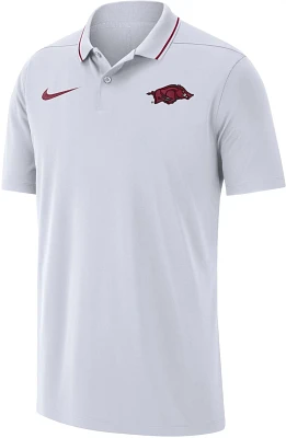 Nike Men's University of Arkansas Dri-FIT Coach Polo Shirt