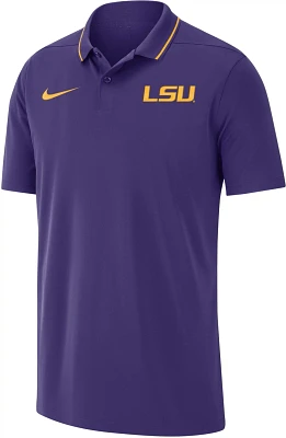Nike Men's Louisiana State University Dri-FIT Coach Polo Shirt