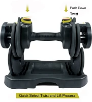 PRCTZ 5 to 25 lb Adjustable Dumbbell                                                                                            