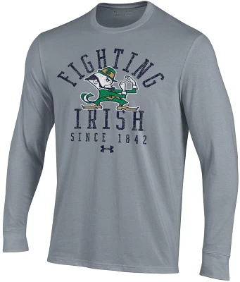 Under Armour Men's University of Notre Dame Slogan Performance Long Sleeve Graphic T-shirt