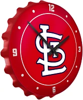 The Fan-Brand St. Louis Cardinals Logo Bottle Cap Wall Clock                                                                    