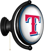 The Fan-Brand Texas Rangers Original Oval Rotating Lighted Wall Sign                                                            