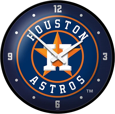 The Fan-Brand Houston Astros Modern Disc Wall Clock                                                                             