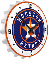 The Fan-Brand Houston Astros Bottle Cap Lighted Wall Clock                                                                      