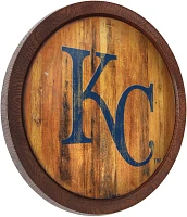 The Fan-Brand Kansas City Royals Weathered Faux Barrel Top Sign