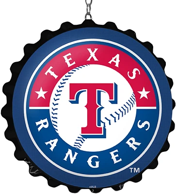 The Fan-Brand Texas Rangers Double-Sided Bottle Cap Dangler