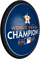 The Fan-Brand Houston Astros World Series Champs Round Slimline Lighted Wall Sign                                               