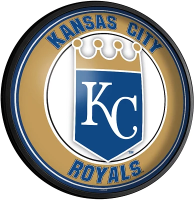 The Fan-Brand Kansas City Royals Round Slimline Lighted Wall Sign                                                               