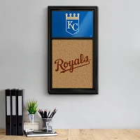 The Fan-Brand Kansas City Royals Dual Logo Cork Note Board                                                                      