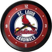 The Fan-Brand St. Louis Cardinals Ribbed Frame Wall Clock                                                                       