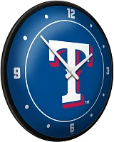 The Fan-Brand Texas Rangers Logo Modern Disc Wall Clock                                                                         