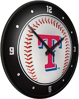 The Fan-Brand Texas Rangers Baseball Modern Disc Wall Clock                                                                     