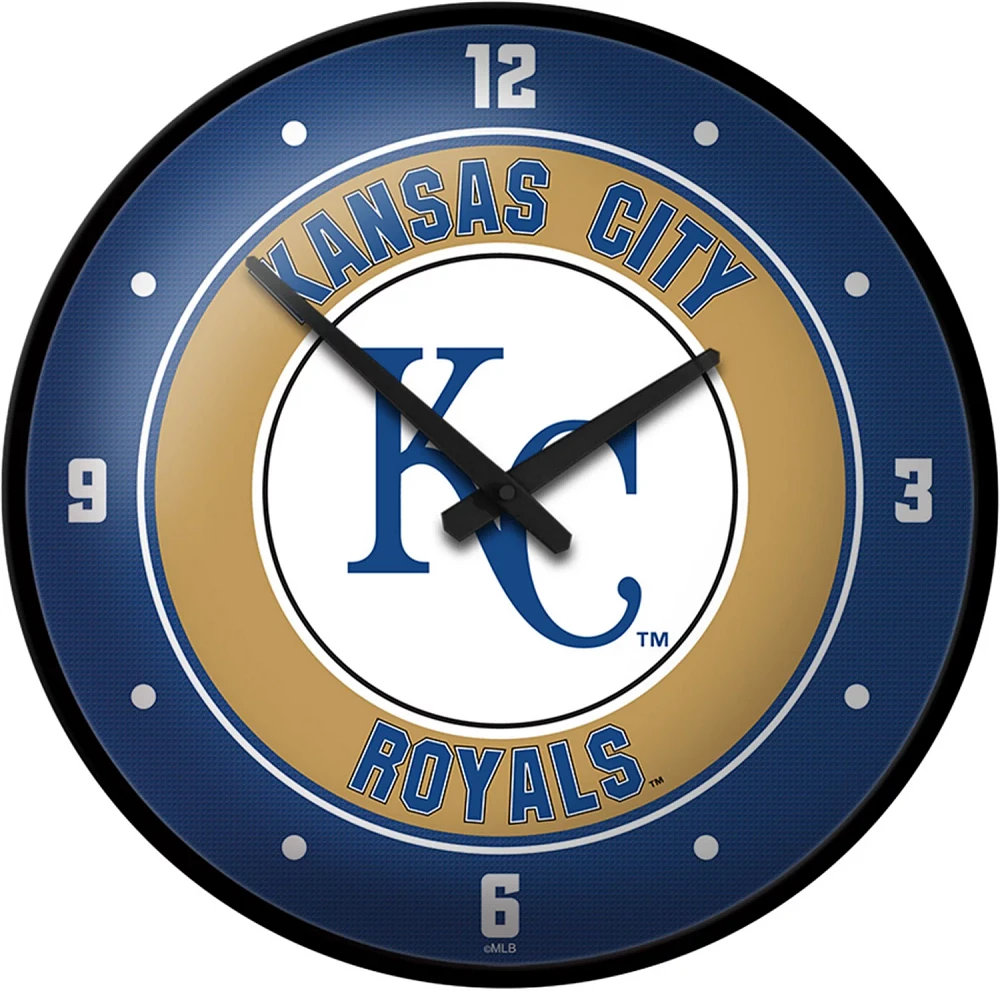 The Fan-Brand Kansas City Royals Modern Disc Wall Clock                                                                         