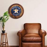 The Fan-Brand Houston Astros Weathered Faux Barrel Top Sign