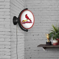 The Fan-Brand St. Louis Cardinals Original Oval Rotating Lighted Wall Sign                                                      