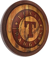 The Fan-Brand Texas Rangers Branded Faux Barrel Top Sign