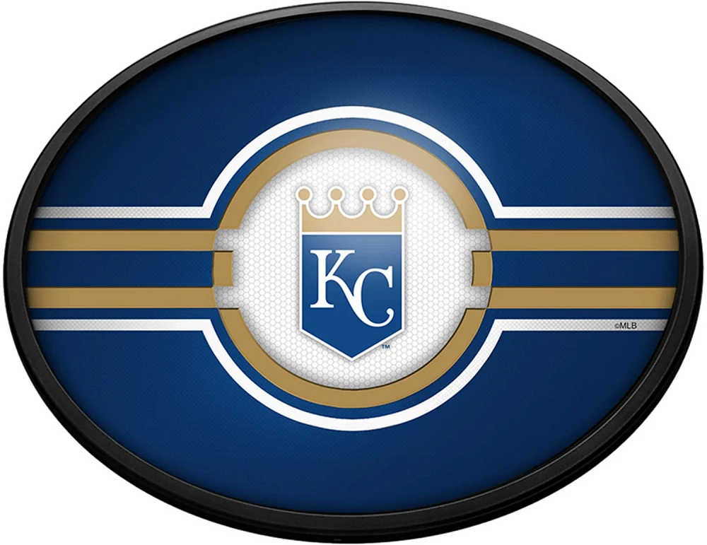 The Fan-Brand Kansas City Royals Oval Slimline Lighted Wall Sign                                                                