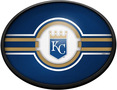 The Fan-Brand Kansas City Royals Oval Slimline Lighted Wall Sign                                                                