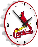 The Fan-Brand St. Louis Cardinals Bottle Cap Lighted Wall Clock                                                                 