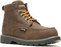 Wolverine Men's Floorhand Moc-Toe Waterproof Steel Toe Work Boots                                                               