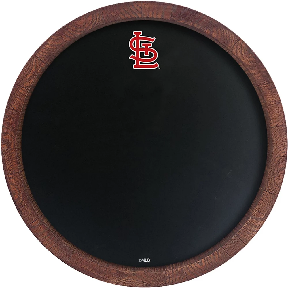 The Fan-Brand St. Louis Cardinals Logo Chalkboard Faux Barrel Top Sign                                                          