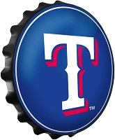 The Fan-Brand Texas Rangers Logo Bottle Cap Wall Sign                                                                           