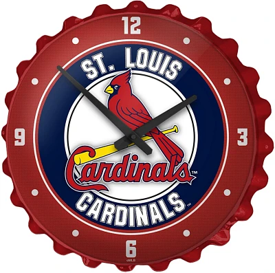 The Fan-Brand St. Louis Cardinals Bottle Cap Wall Clock                                                                         