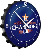 The Fan-Brand Houston Astros World Series Champs Bottle Cap Wall Clock                                                          