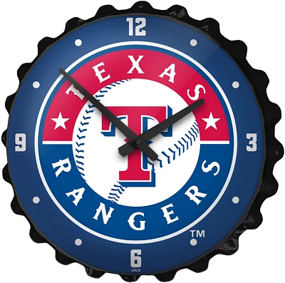 The Fan-Brand Texas Rangers Bottle Cap Wall Clock                                                                               