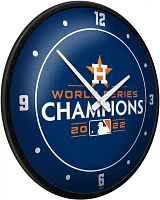 The Fan-Brand Houston Astros World Series Champs Modern Disc Wall Clock                                                         