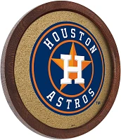 The Fan-Brand Houston Astros Faux Barrel Framed Cork Board