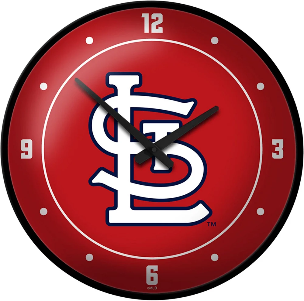 The Fan-Brand St. Louis Cardinals Logo Modern Disc Wall Clock                                                                   